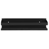 Półka łazienkowa wisząca pod prysznic 30x10 cm stal nierdzewna loft czarna