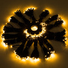 Choinka LED zewnętrzna 480 LED świecąca do ogrodu kurtyna świetlna 3 m ciepły biały