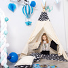 Namiot Tipi czarny w chmury