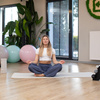 Mata do jogi, ćwiczeń fitness antypoślizgowa 183x61 cm materac do pilates, jasny beż