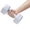 Hantle 2x3 kg hexagonalne do ćwiczeń fitness ciężarki zestaw 2 szt. szare