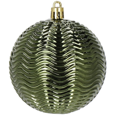 Bombki choinkowe 33 szt. zawieszki na choinkę 8/6/4cm ozdoby świąteczne zielone