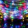 Lampki choinkowe 200 led na prąd druciki mikro multikolor