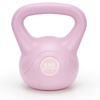 Kettlebell do ćwiczeń 8 kg hantla, odważnik treningowy ABS kula różowa