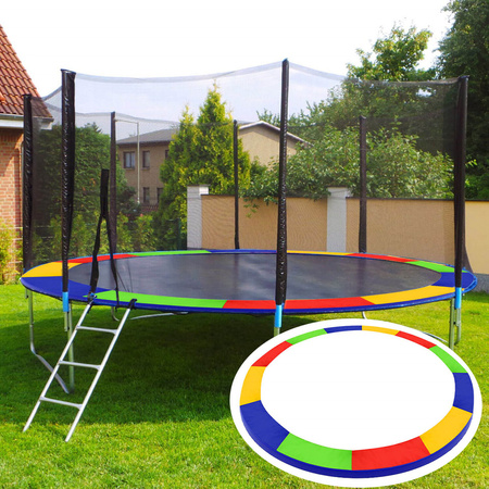 Osłona na sprężyny i siatka zewnętrzna do trampoliny 12FT 360/366/369 cm multikolor