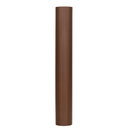 Osłona PVC maskująca 500x100 cm mata na balkon, taras, ogrodzenie, brązowa