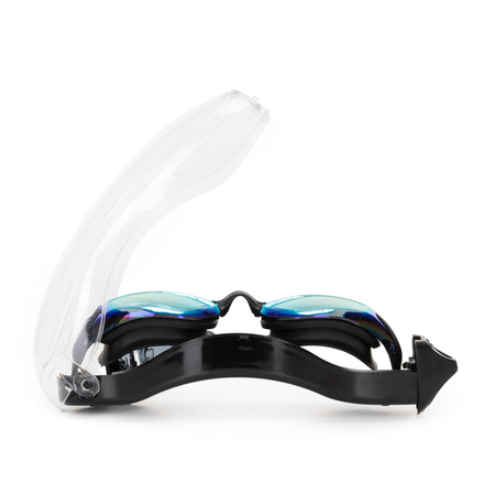 Okularki pływackie Anti-fog okulary do pływania UV na basen zestaw z zatyczkami