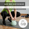 Kettlebell miękki 8 kg ciężar do ćwiczeń, kula treningowa, fitness, turkusowy