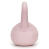 Kettlebell miękki 4 kg ciężar do ćwiczeń, kula treningowa, fitness, jasnoróżowy