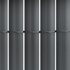 Osłona PVC maskująca 500x140 cm mata na balkon, taras, ogrodzenie, ciemnoszara