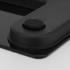 Waga elektroniczna łazienkowa 180 kg domowa ze szkła hartowaneego LCD, z aplikacją czarna