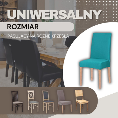 Pokrowiec na krzesło elastyczny morski