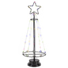 Choinka metalowa 45 cm ozdoba świąteczna 80 LED multikolor