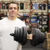 Hantle do treningu siłowego 40 kg regulowane zestaw gryf 2x20 kg