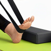 Kostka do jogi 23x15x7,5 cm pianka EVA blok do ćwiczeń klocek do pilates stretching czarny