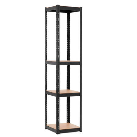 Regał magazynowy, metalowy 180x40x40 cm 4 półki, udźwig 400 kg do garażu, piwnicy 