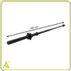 Gryf olimpijski prosty 180 cm z zaciskami 25 mm sztanga stal