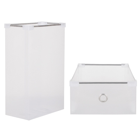 Organizer na buty 34x22x13,5 cm zestaw 5 szt. pudełka z otwieraną klapą