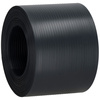 Taśma ogrodzeniowa PVC 26 m x 19 cm 1200 g/m2 z klipsami mocującymi 20 szt. antracyt
