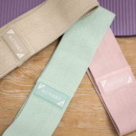 Taśmy oporowe do ćwiczeń komplet 3 szt. opór 3-31 kg gumy fitness rehabilitacyjne