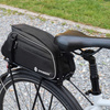 Sakwa rowerowa na bagażnik, torba, organizer rowerowy 12l czarny