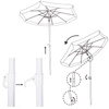 Parasol plażowy 180 cm parasol ogrodowy czerwono-zielony arbuz