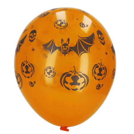 Ozdoby na Halloween zestaw balony girlanda kurtyna 38 el.
