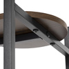 Stojak na kwiaty 81 cm kwietnik metalowy z 3 półkami loft wielopoziomowy do salonu